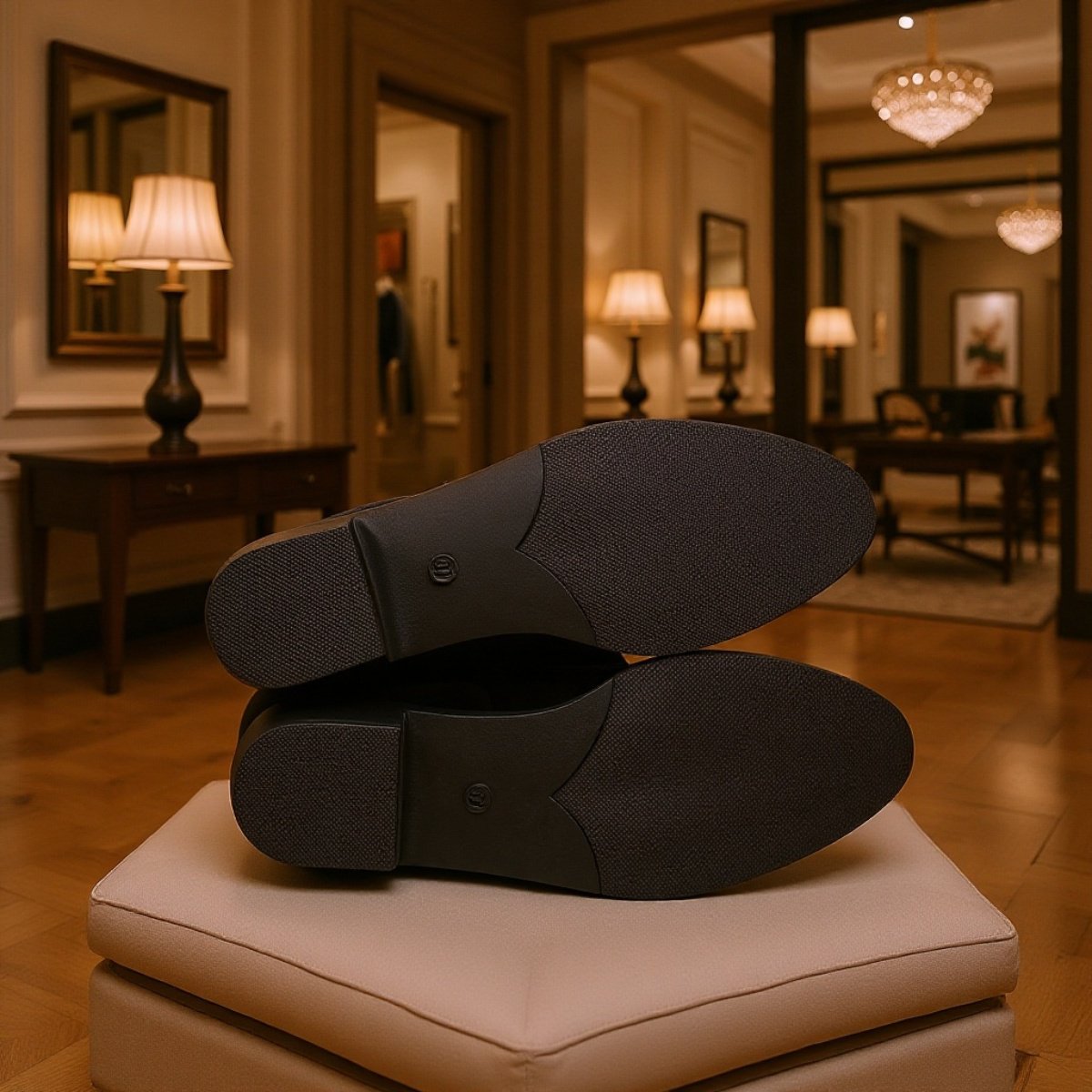 حذاء بوت للموضة النسائية بكعب مريح