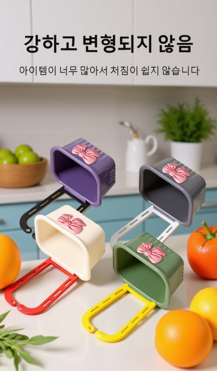 주방 싱크대 걸이식 음식물 찌꺼기 필터 바구니 전체 모습