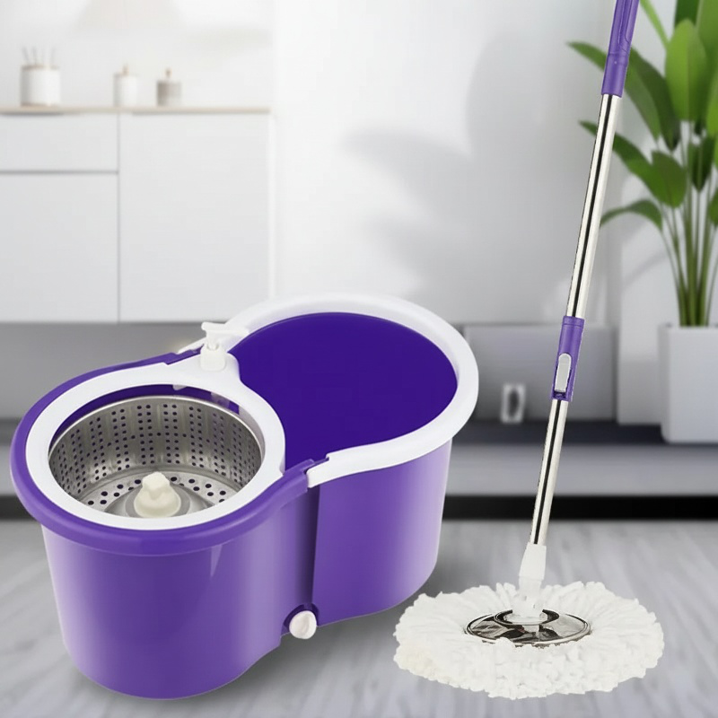 Rapid Dehydration Mop Dunn Cloth Dual Drive Lightweight HandFree