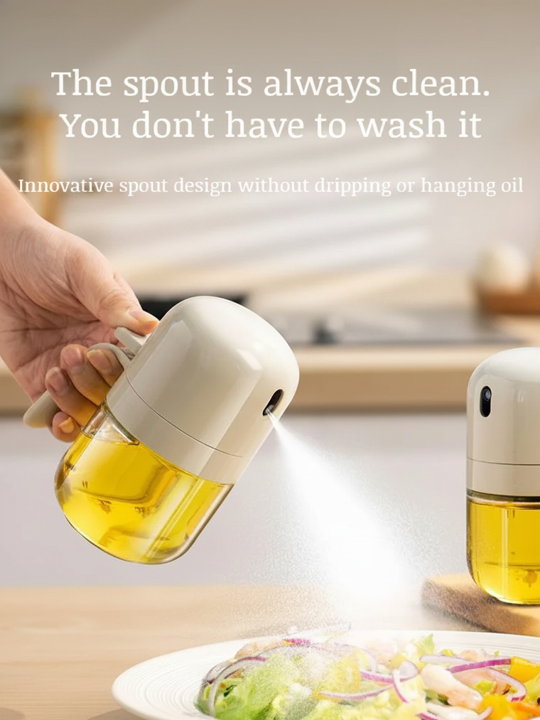 Home kitchen high pressure oil sprayer bottle