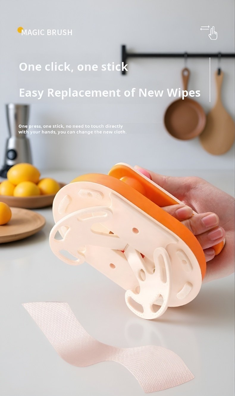 Rechargeable degreaser wipe with ergonomic handle