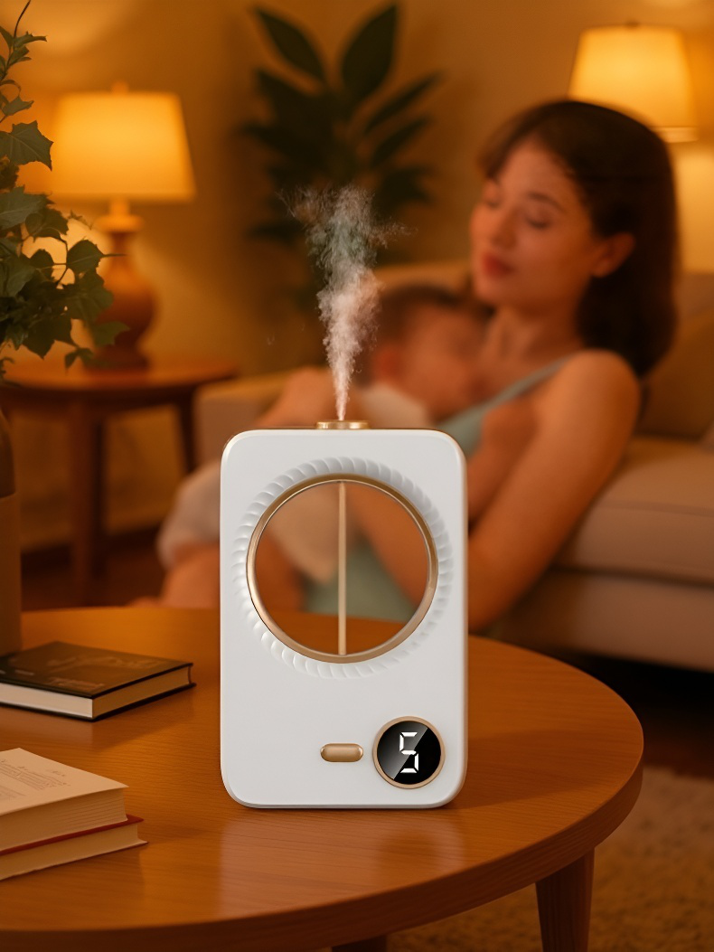Humidificador con luces LED y función de aromaterapia