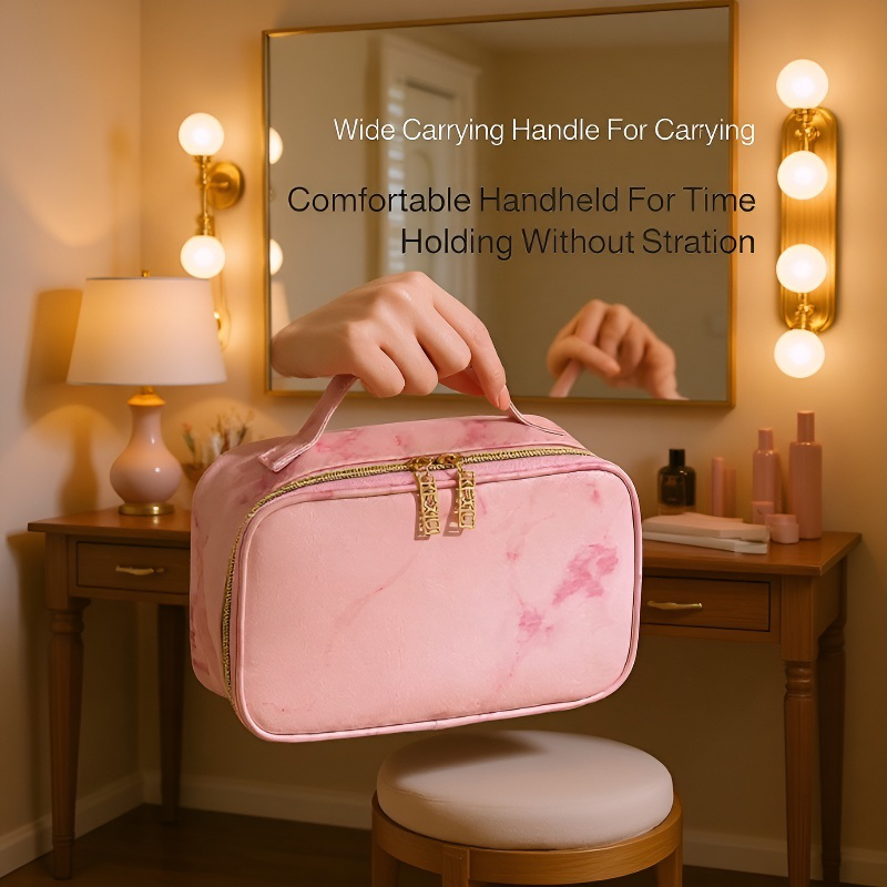  Large Capacity Travel Portable Handbag Makeup Bag