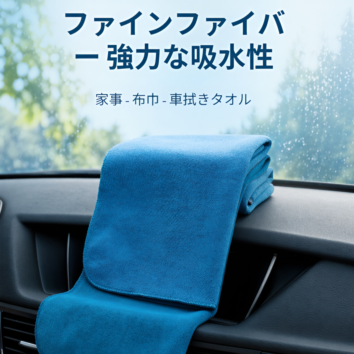 高効率カー拭きタオル
