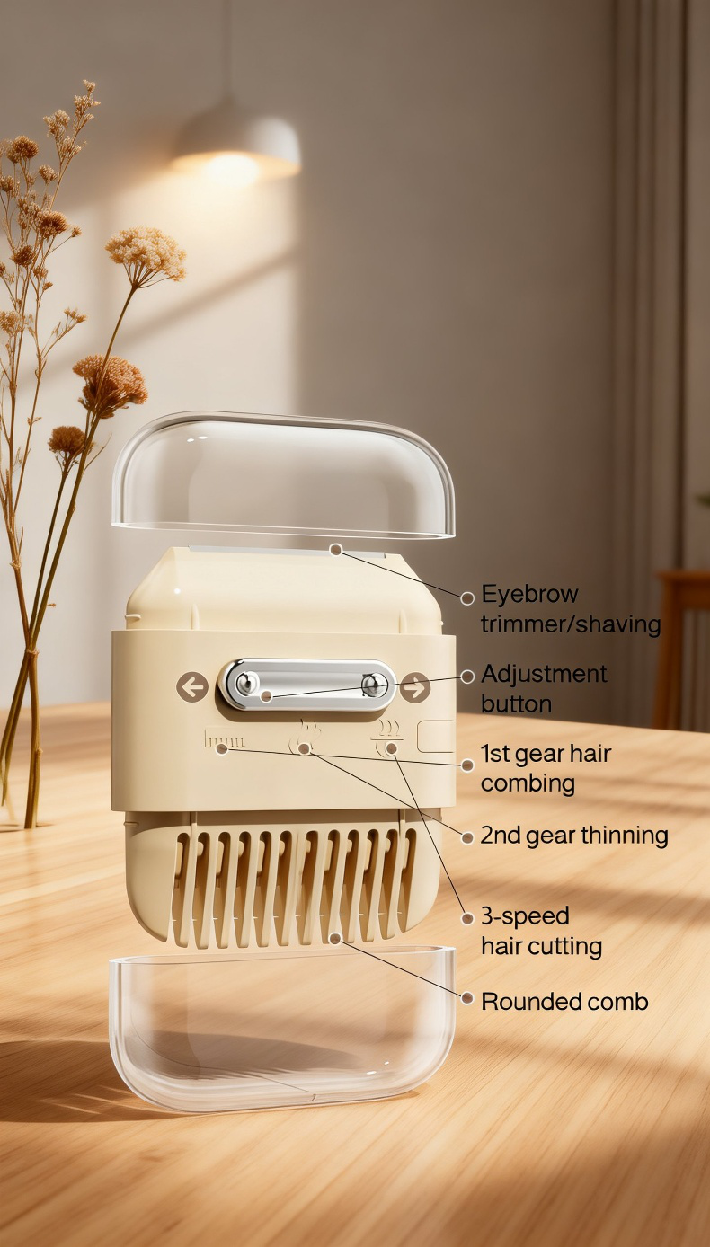 Precision Bangs Cutting Tool for Stylish Girls