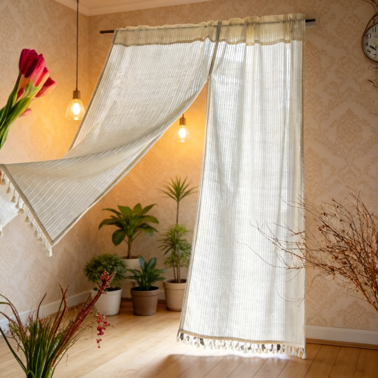 Hotelküche Halbtrennvorhang Raumteiler Türvorhang