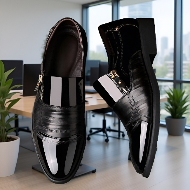 ビジネス メンズ コンフォート 大きいサイズ ポインテッドトゥ ビジネス 革靴 快適なビジネスシングルシューズ フォーマルな大きいサイズの紳士靴
