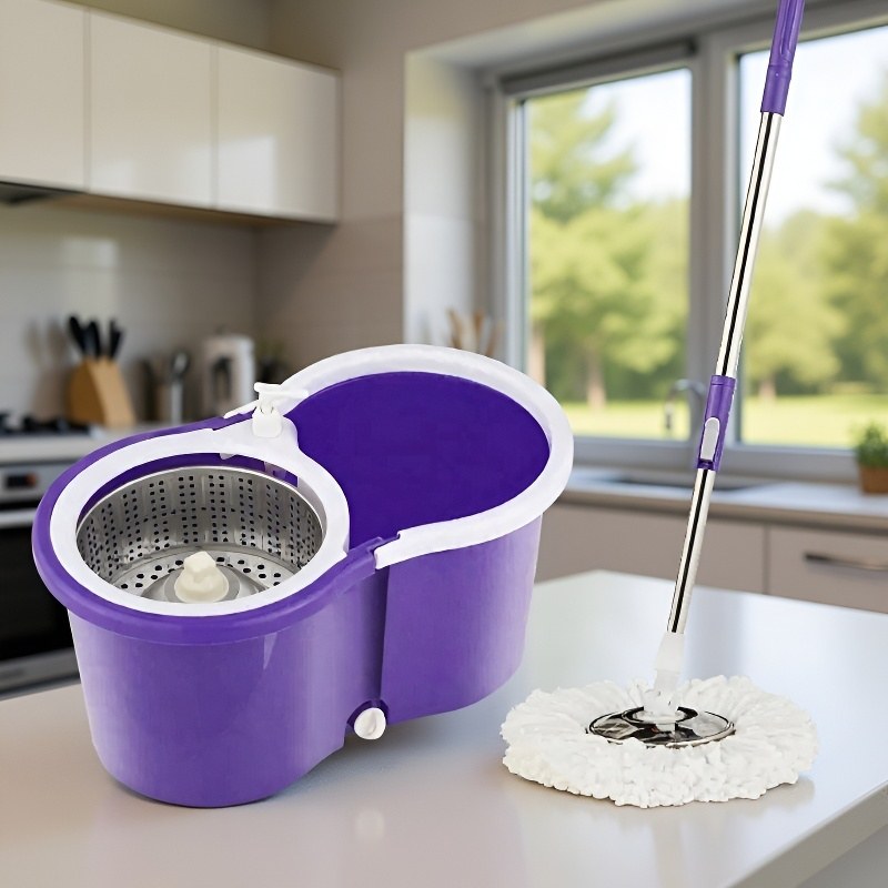 Rapid Dehydration Mop Dunn Cloth Dual Drive Lightweight HandFree