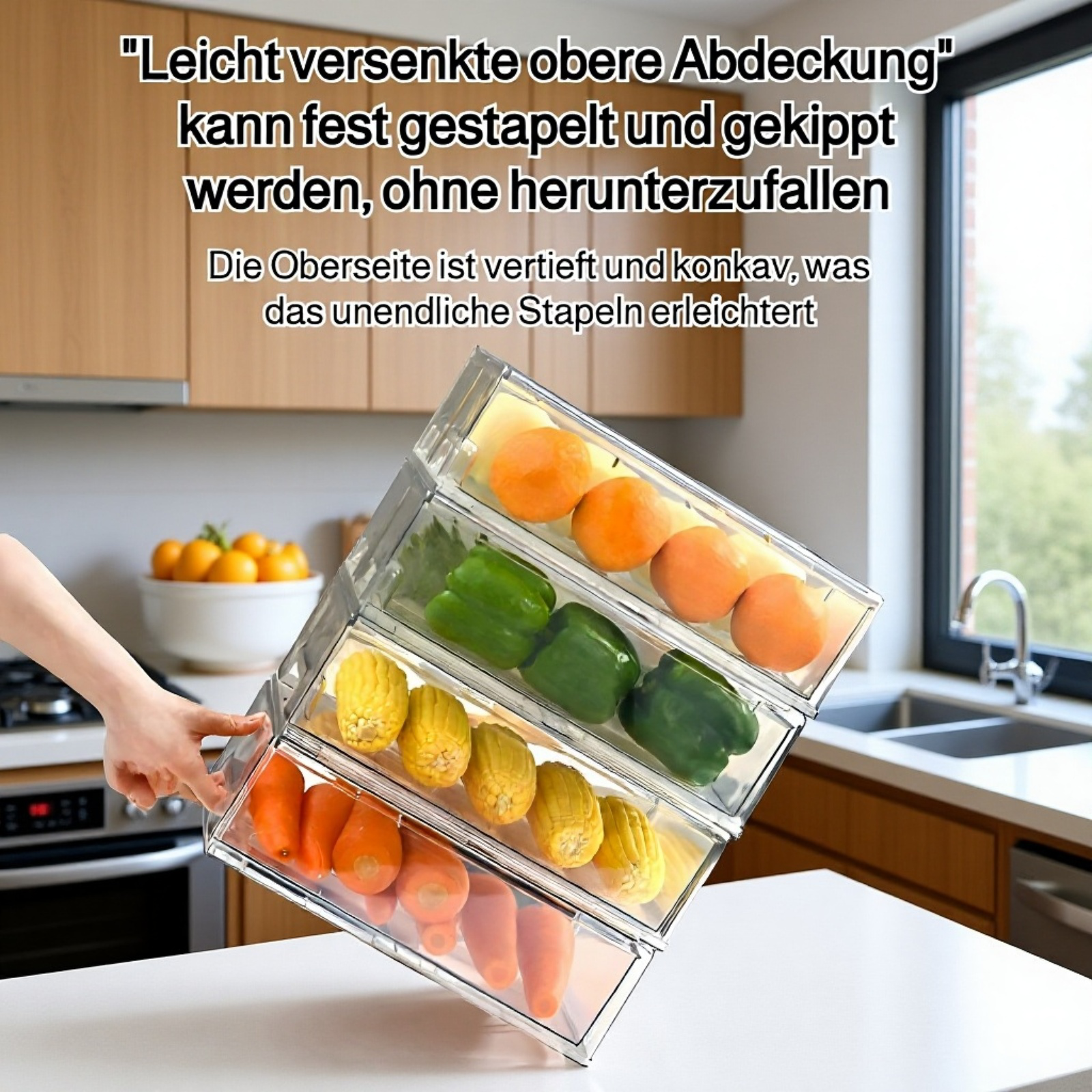 Lebensmittel frisch halten mit Aufbewahrungsbox