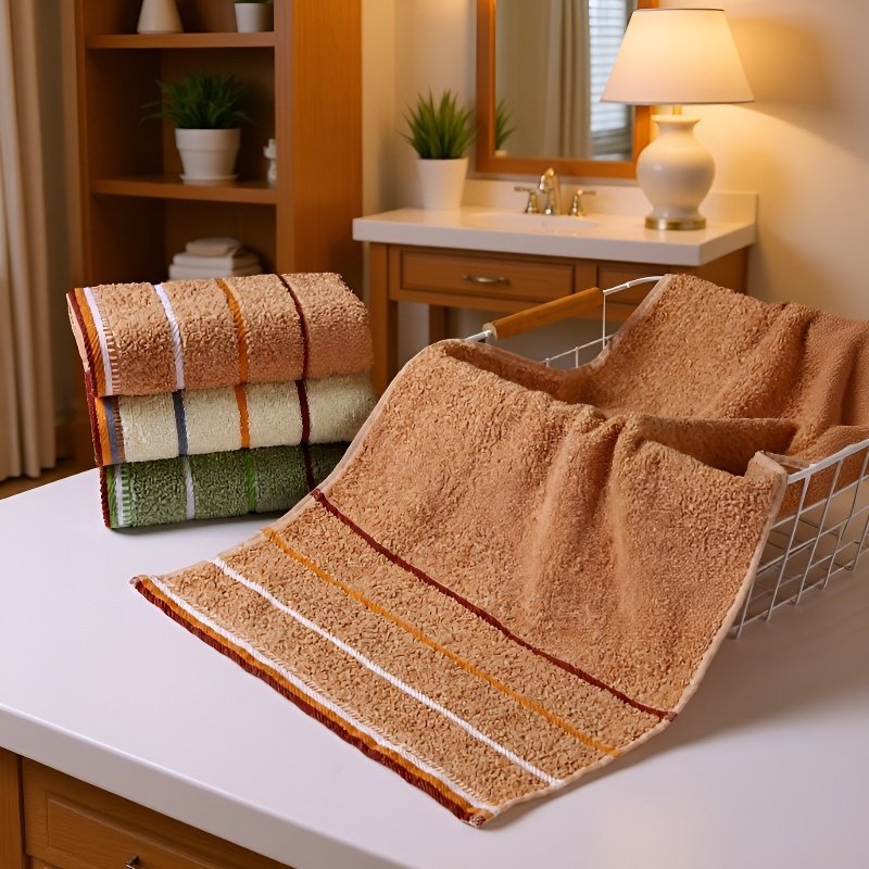 Soft and comfortable bath towel Face Towel washable Multicolor dryness hairless Thickened cotton was