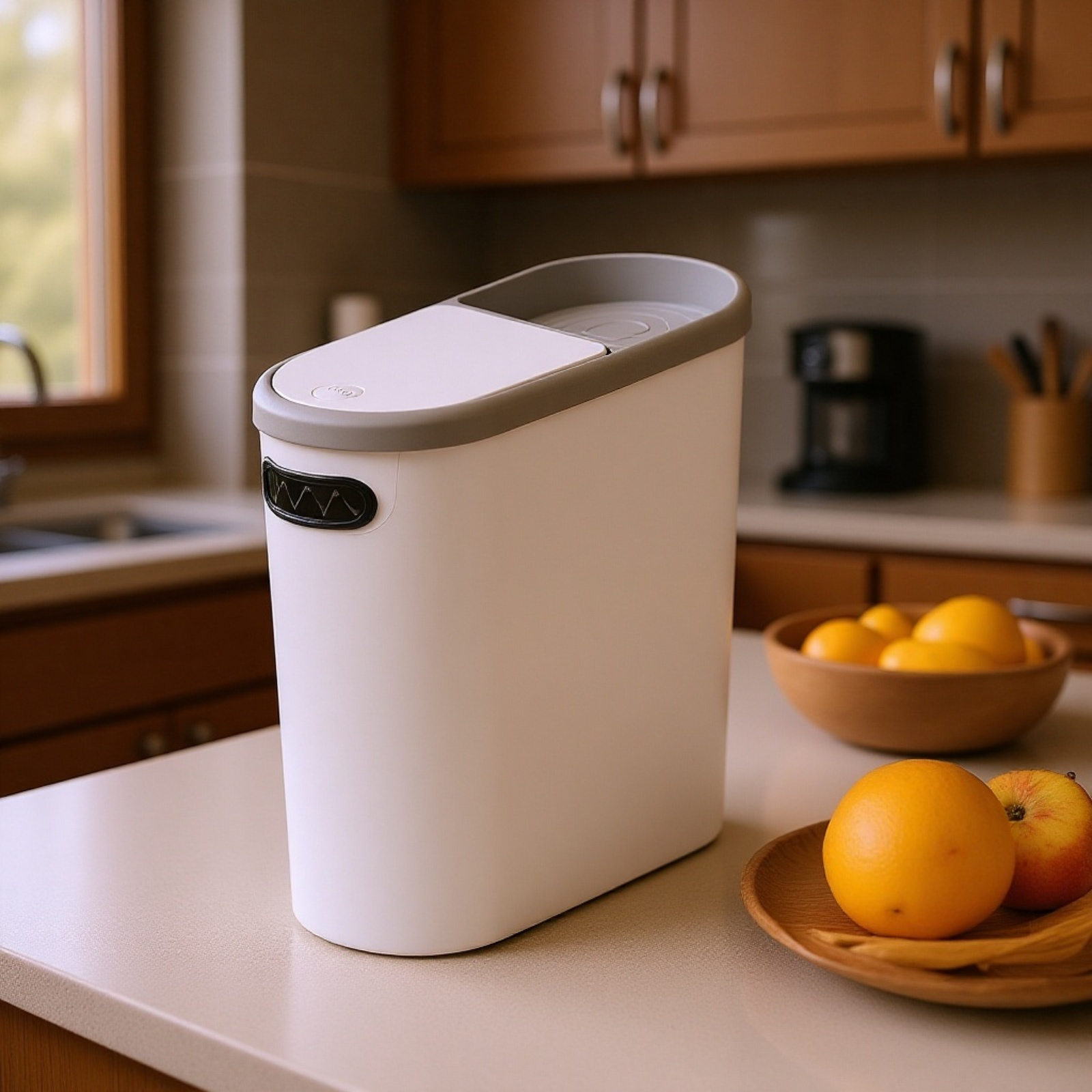 クリエイティブゴミ箱 家庭用トイレゴミ箱 リビングルーム キッチンゴミ箱 バスルーム 隙間ゴミ箱 蓋付き プッシュ式ゴミ箱