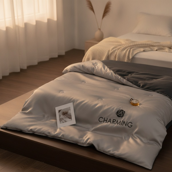 Summer Silk Embroidered Air Conditioner Quilt