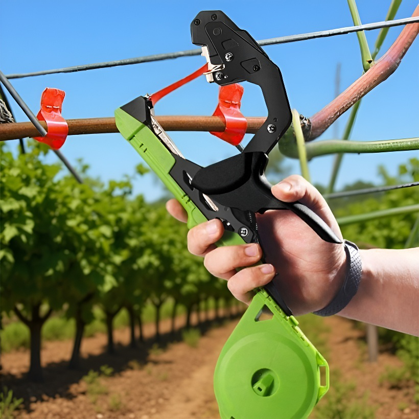 詰まりにくい構造の藤蔓绑枝器｜長時間作業も安心