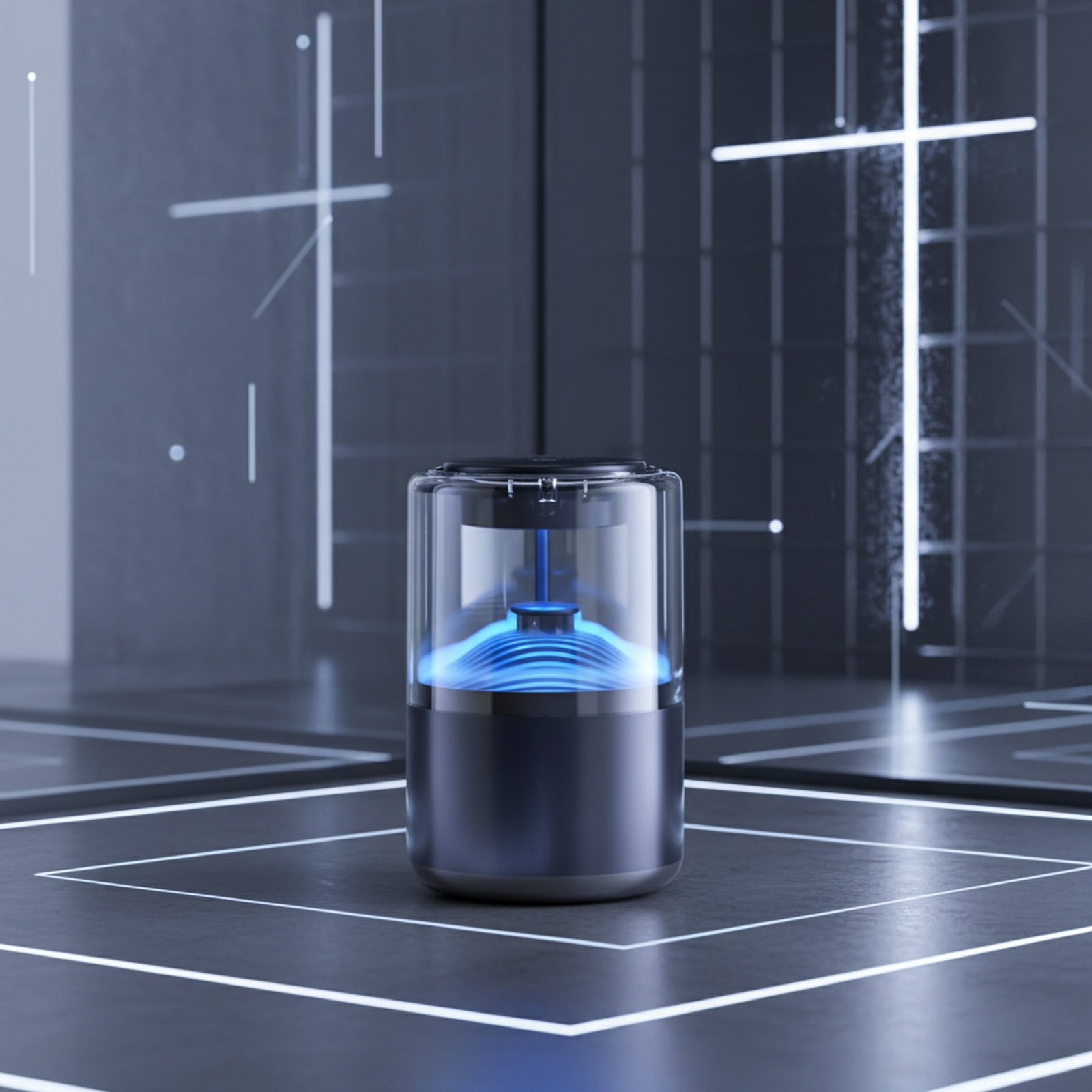 Intelligent aromatherapy diffuser view sprayer product front view