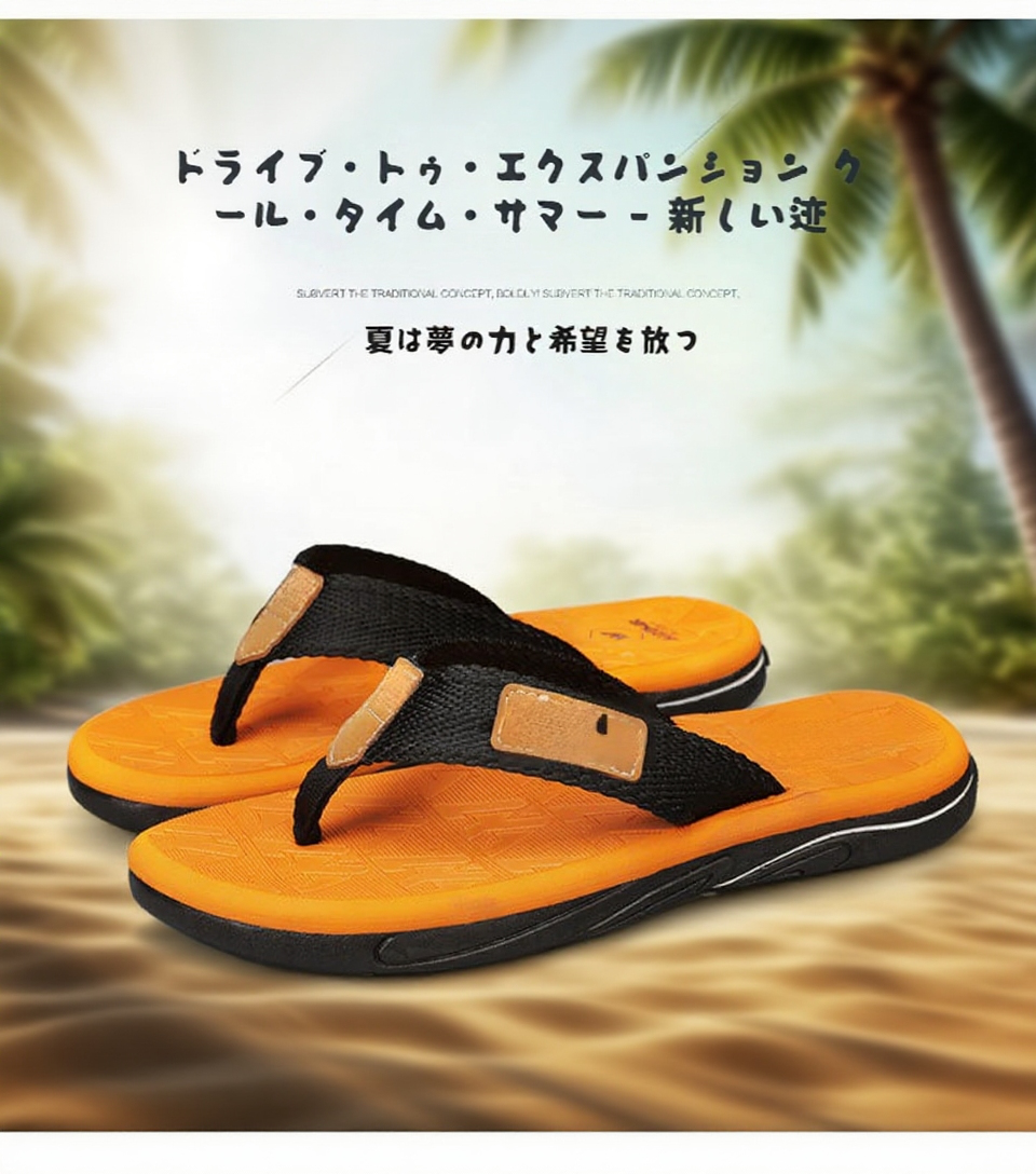 厚底で足に優しいメンズサンダル