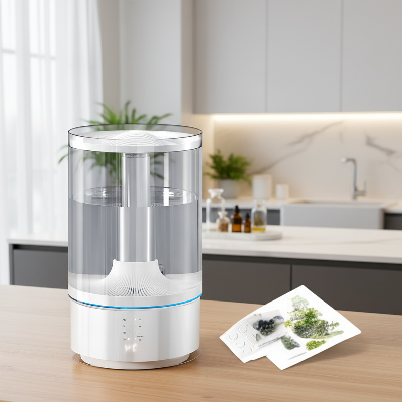 Humidificateur domestique à ultrasons, grande capacité, purification de l'eau