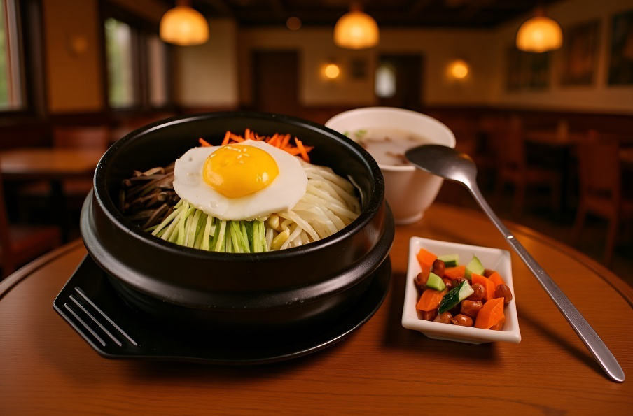 내열성 비빔밥 쟁반 디테일