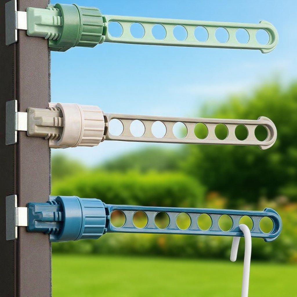 可懸掛窗戶8連孔晾衣架