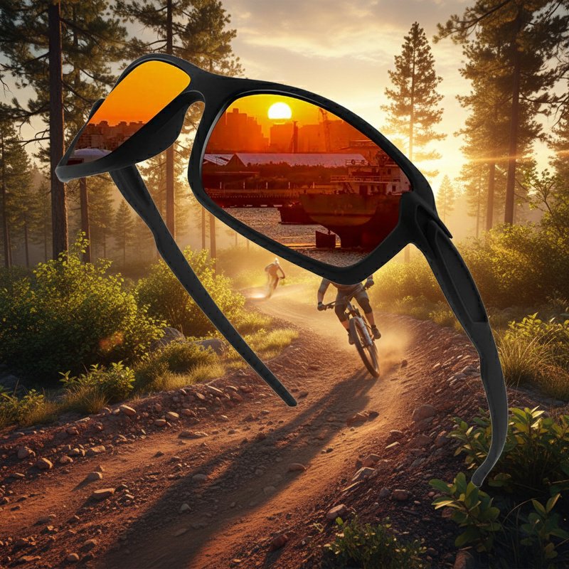 Polarized iridescent sunglasses/fishing glasses
