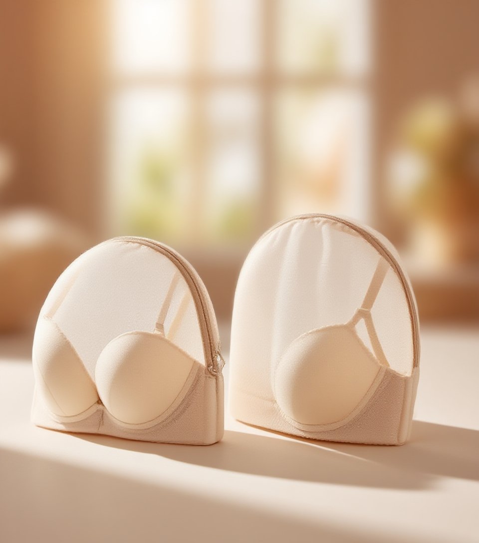 Protective cleaning bag for lingerie