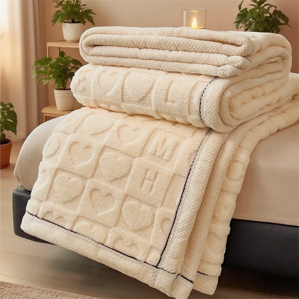 Sofa coral fleece leisure blanket