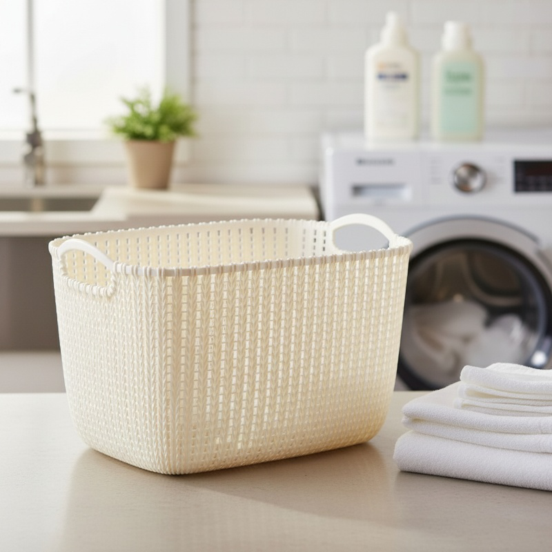 Bathroom Laundry Storage Bucket, Household Dirty Clothes Basket, Portable Laundry Hamper
