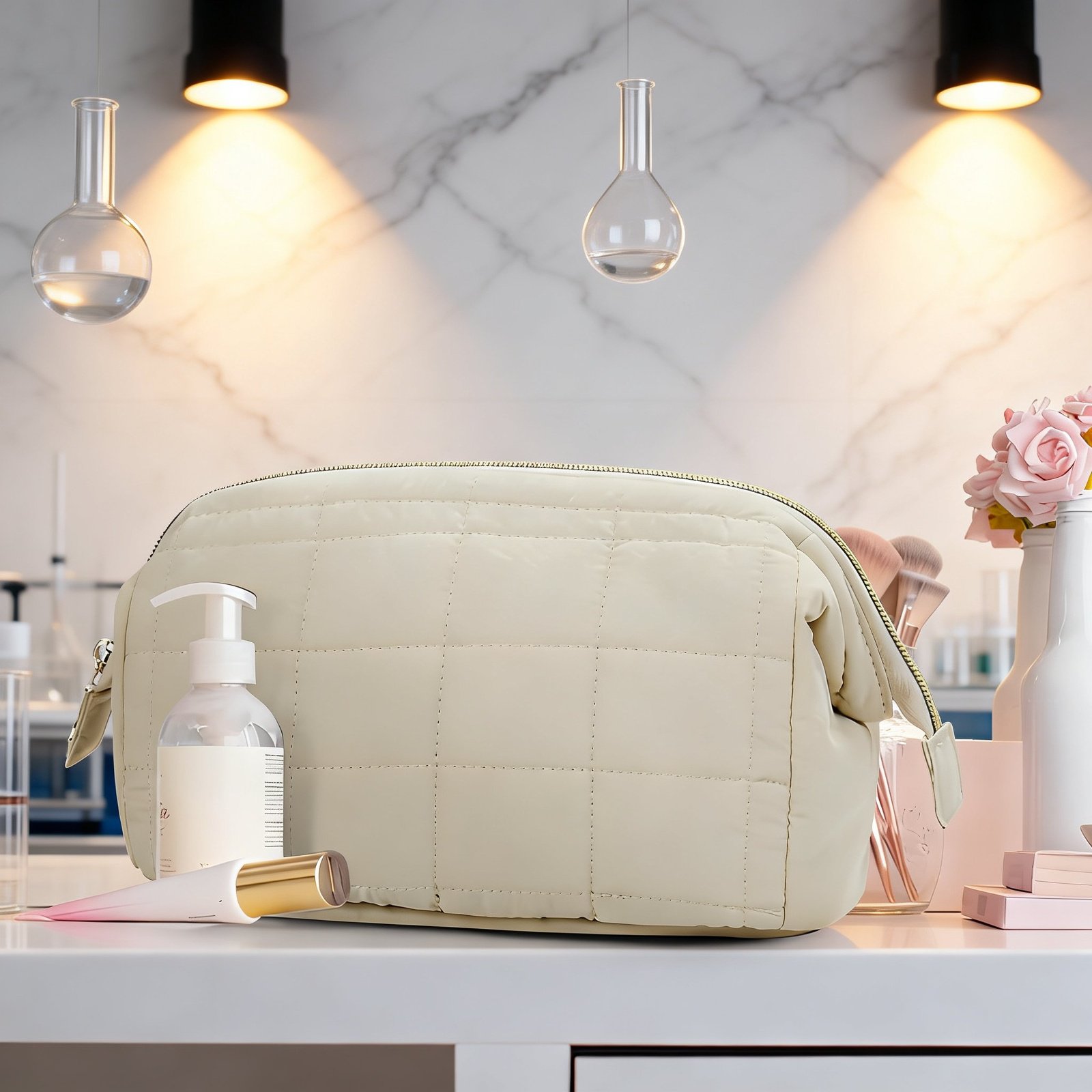 雲型ポータブルメイクアップバッグ