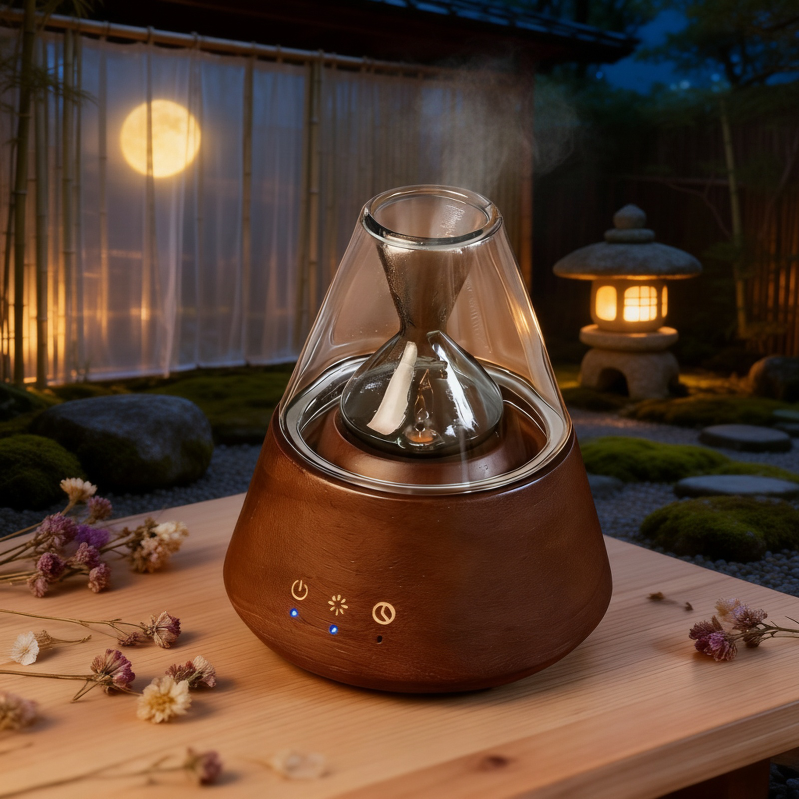 Premium Ultrasonic Aroma Diffuser for Home, Bedroom Essential Oil Humidifier