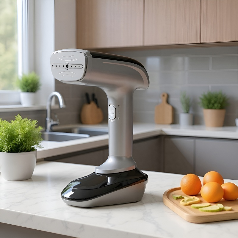 Compact and portable clothes steamer