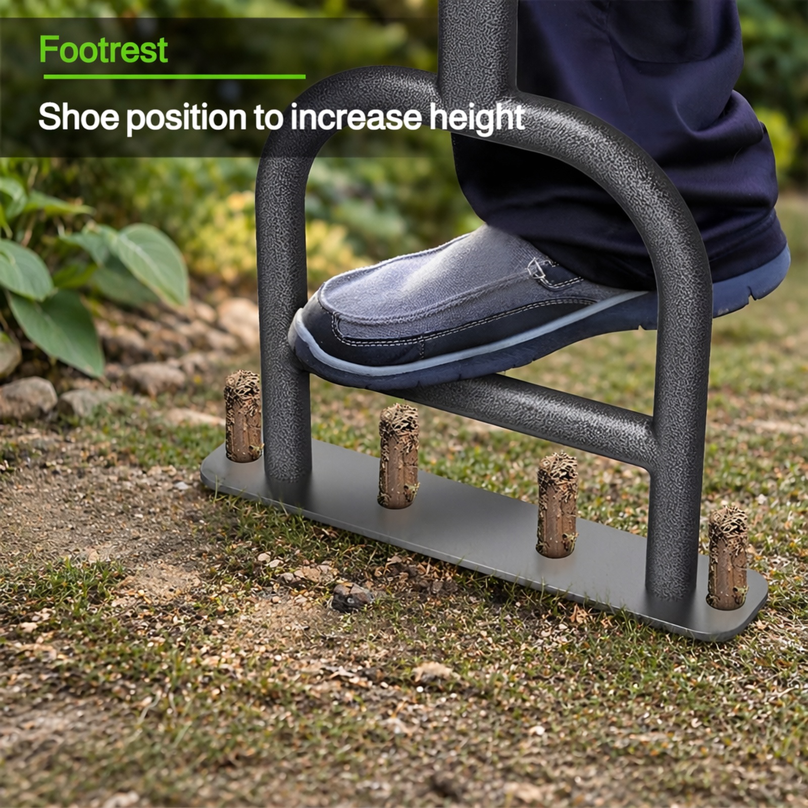 Lawn aerator, soil turner, soil loosener, lawn aerator