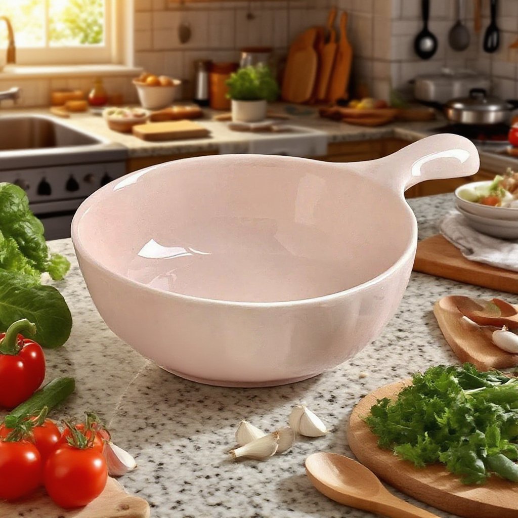 家用耐高溫奶油色飯碗