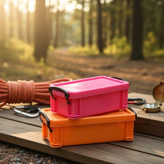 Household Large Capacity Durable Solid Color Storage Box Reinforced