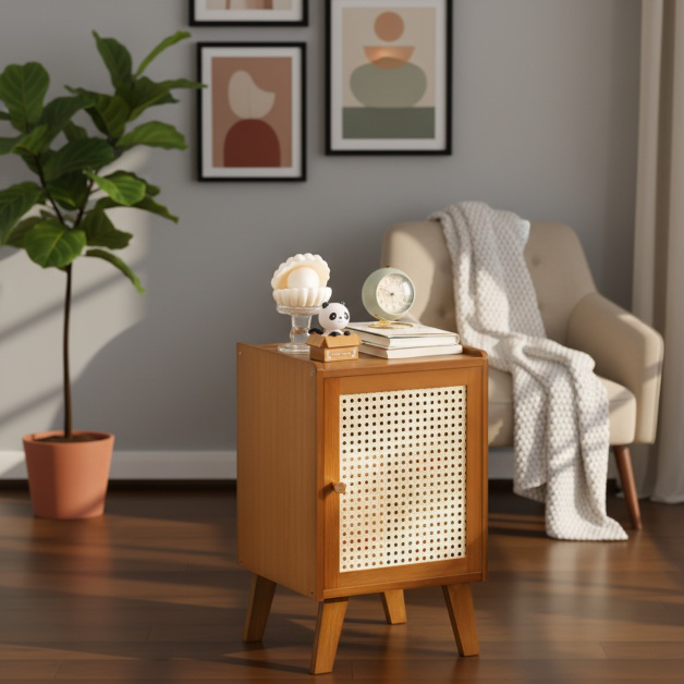 Bedside table rack small cabinet simple modern storage cabinet home bedroom rental room simple child