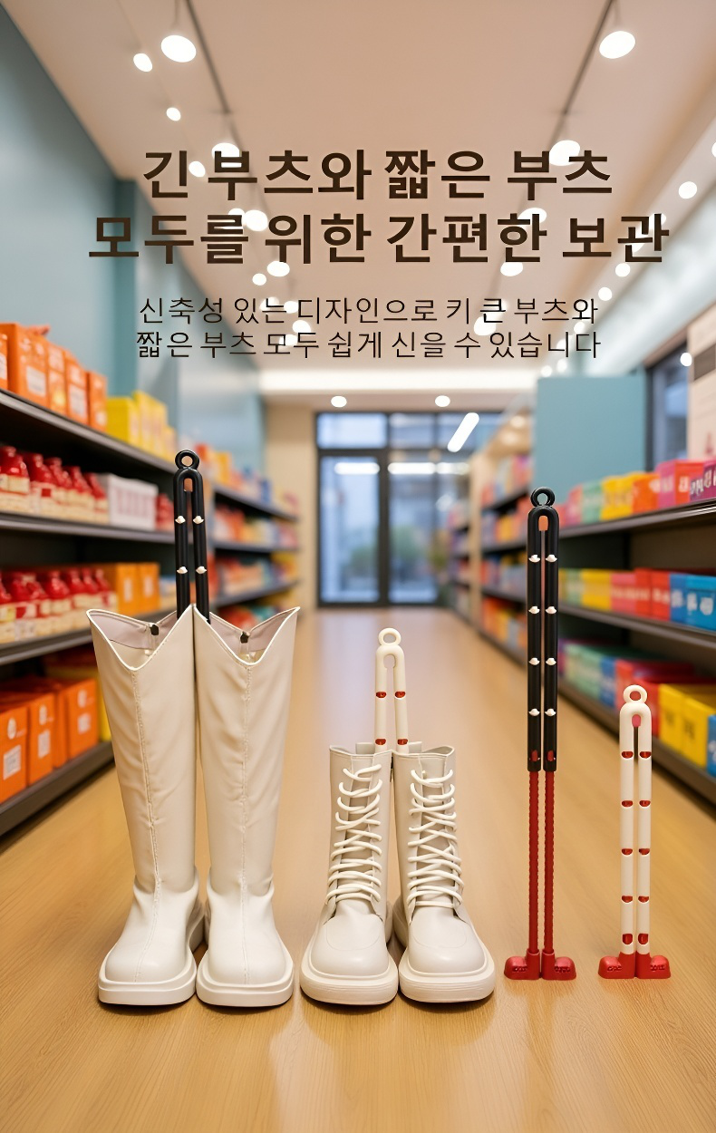 신발 내부에 삽입된 확장형 슈트리