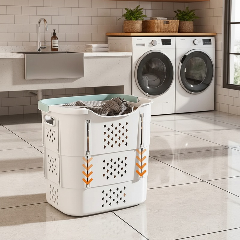 Multilayer Large Capacity Clothing Storage Basket