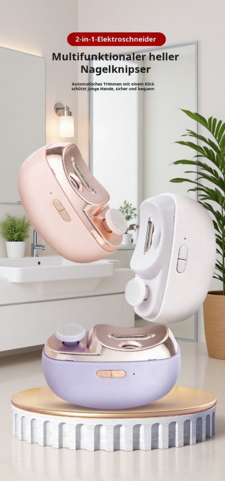 Nagelpolierer für glänzende Nägel