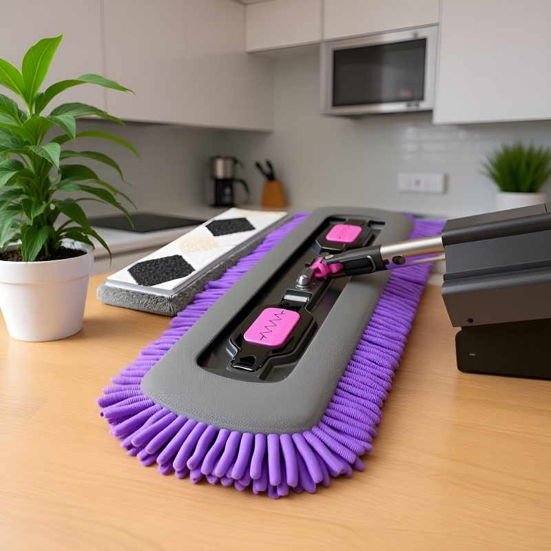 Wet Dry Flat Mop Flat Mop Big Absorbent Cleaning Solution Clip Cloth Hand Wash Free