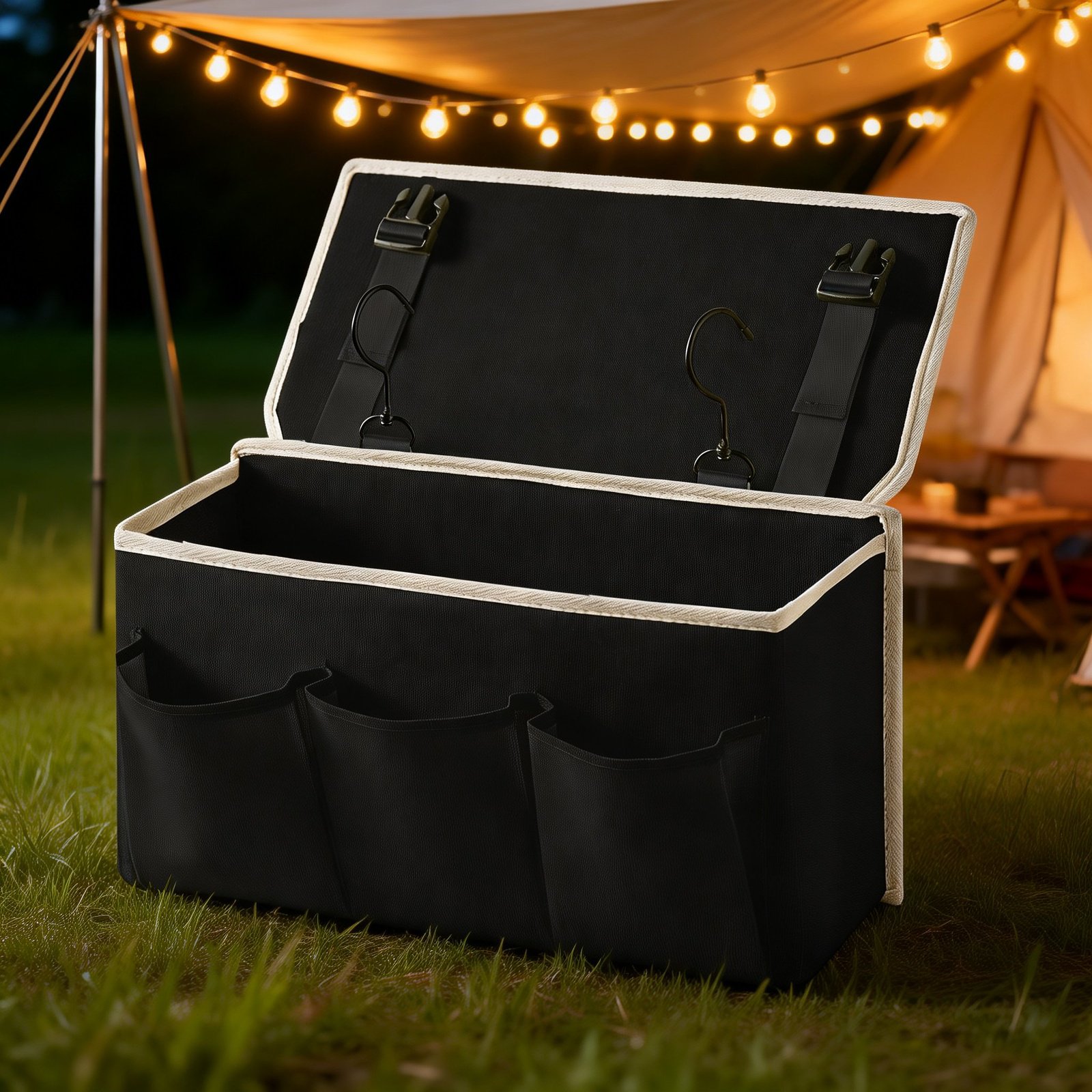 Compact storage solution for dorm beds