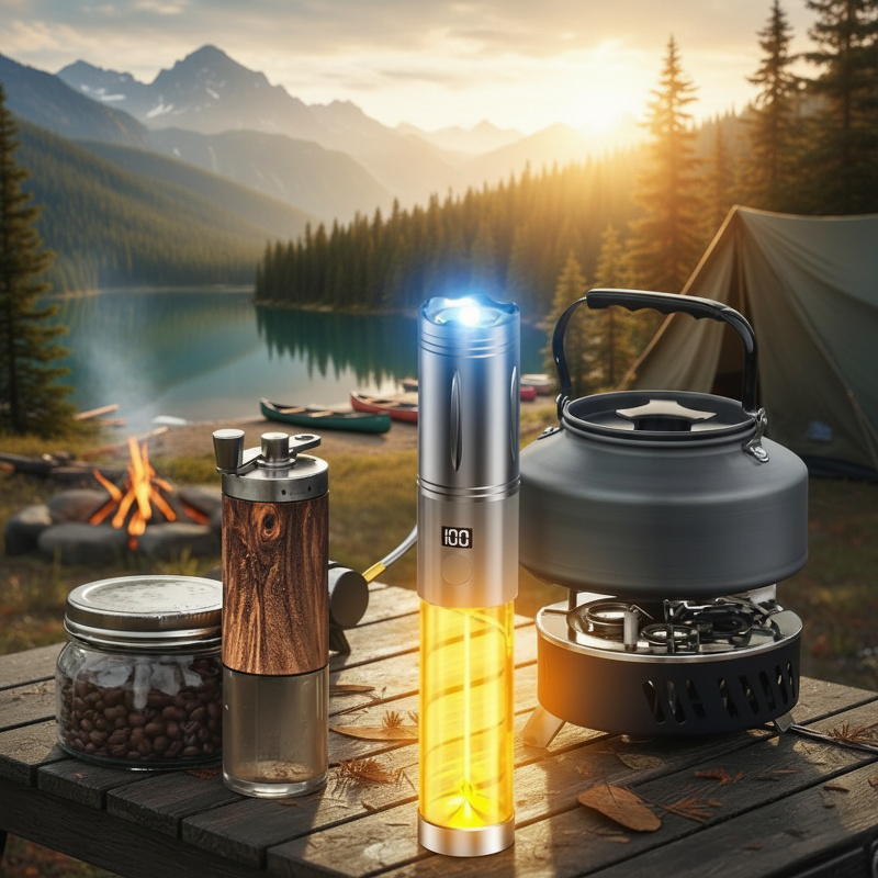 Linterna de alta intensidad para camping a prueba de agua