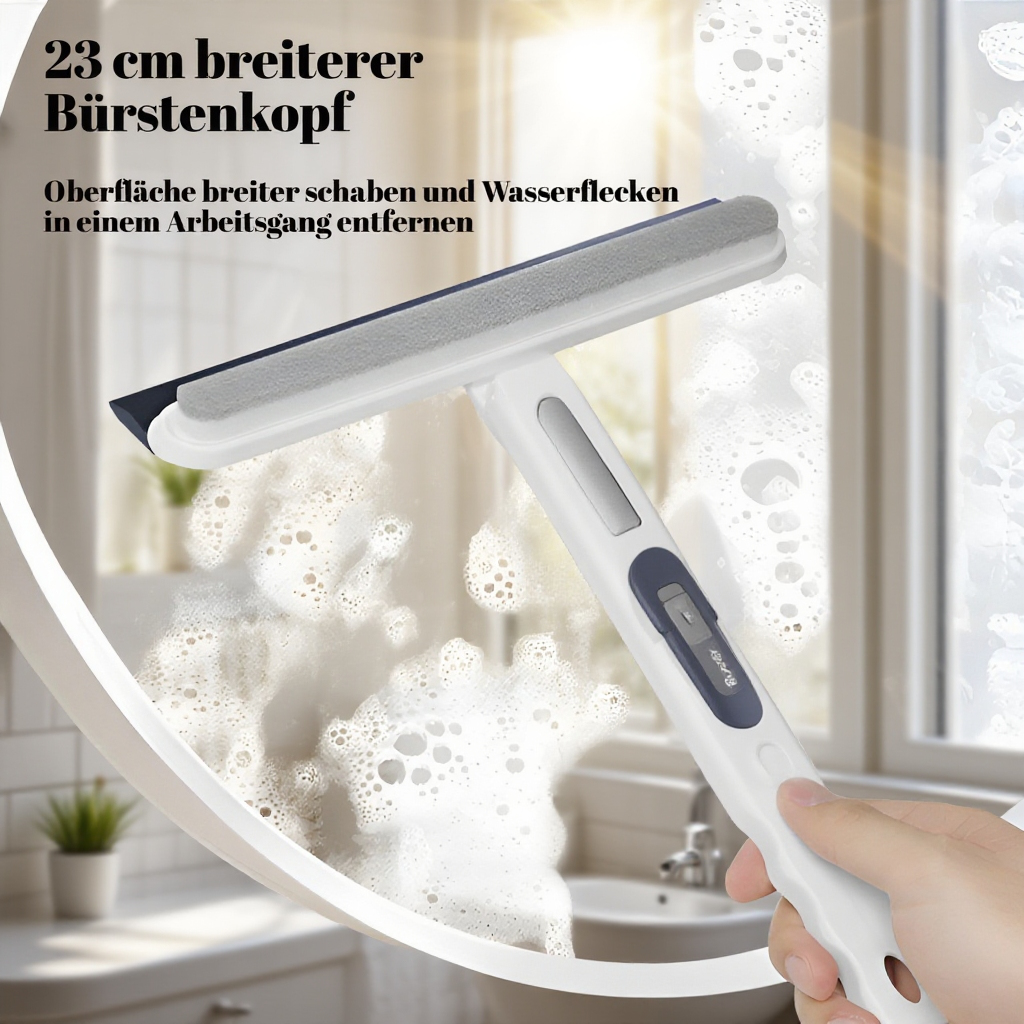Japanisches Glasreinigungsartefakt für den Haushalt, Badezimmer, Glasschaber, Fenster, doppelseitige