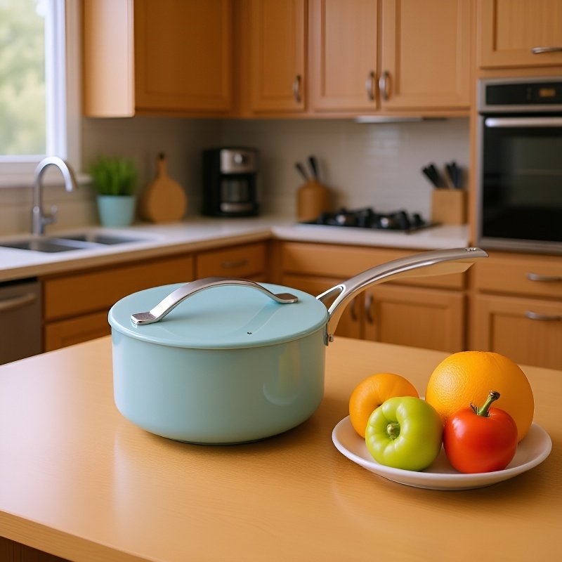 7-Piece Nonstick Cookware Set with Pan, Pots, and Bowls for Kitchen