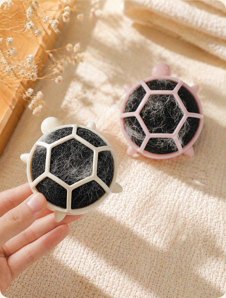 Schildkröten-Waschball als effektiver Flusenentferner