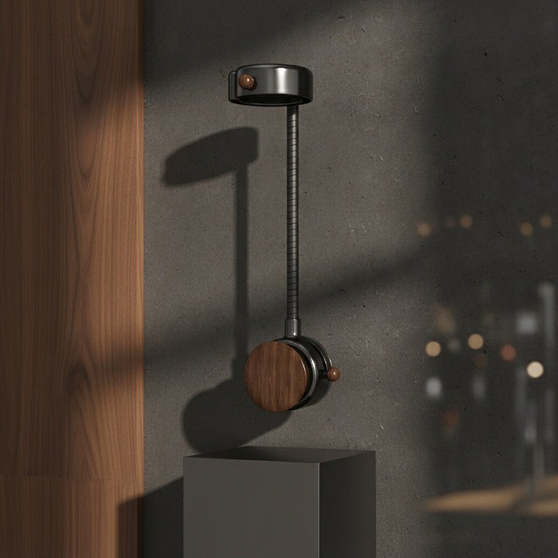 Punch-free Wall-mounted Rotating Fan Storage Shelf