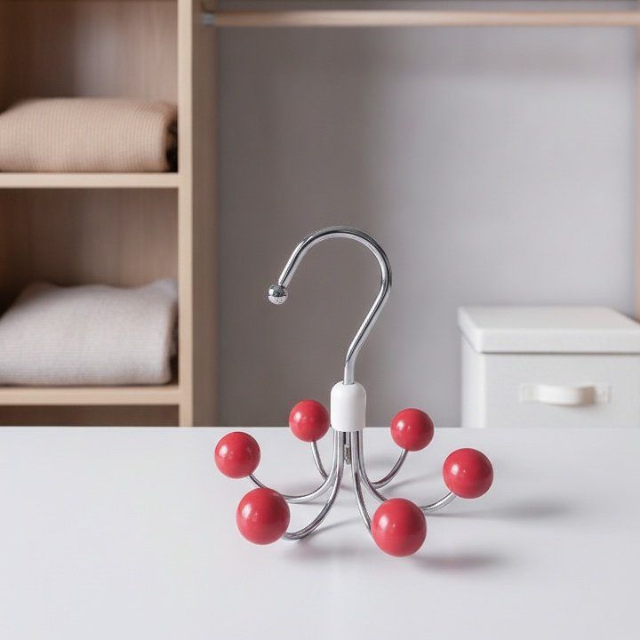 360 degree rotating hook organizer for efficient storage
