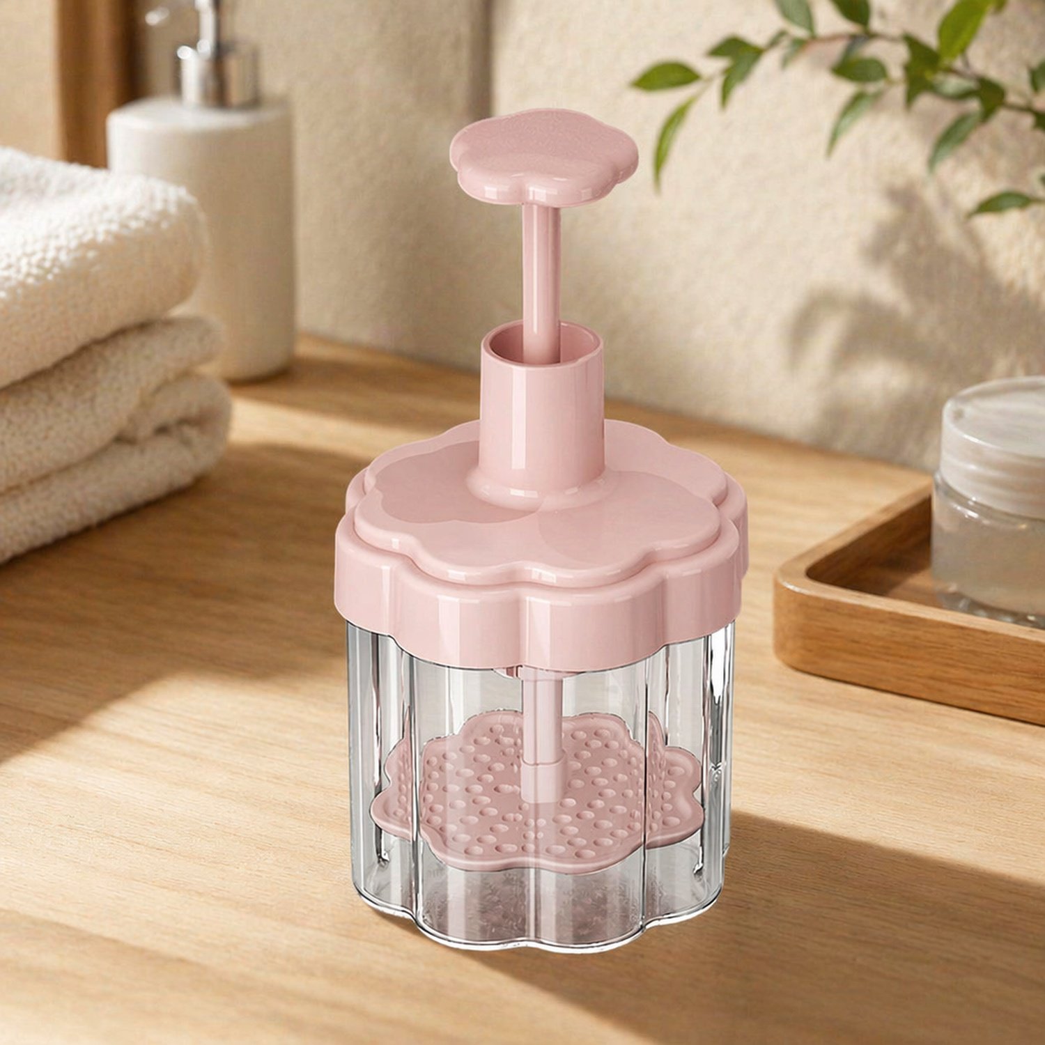 Dispositif manuel de mousse pour nettoyant visage
