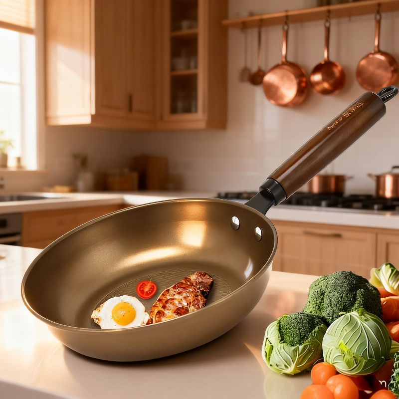 省エネ設計のロイヤルスターフライパン側面