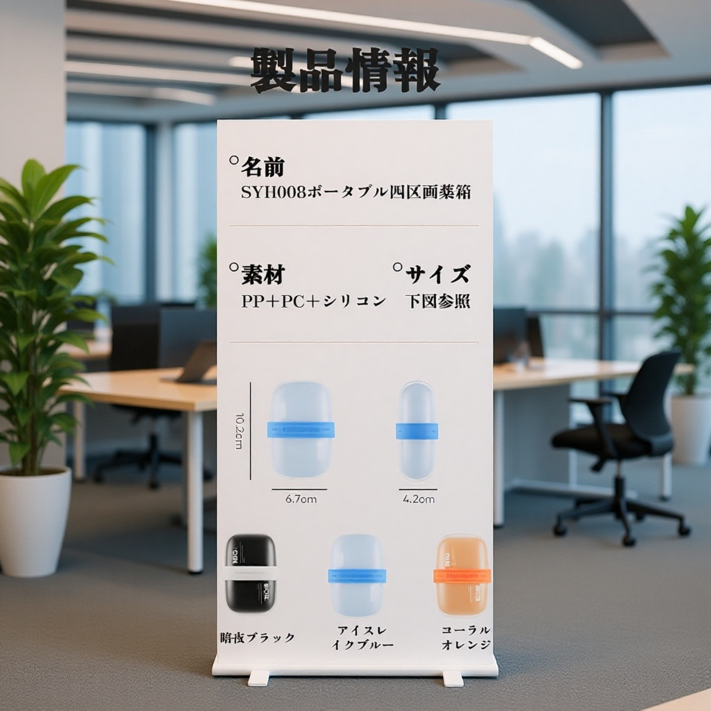 防湿ミニ薬ケース分割ボックス