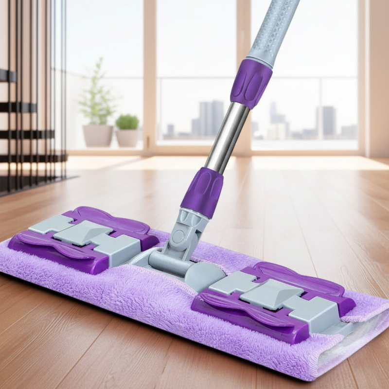 Serpillère plate absorbante pour nettoyage des parquets