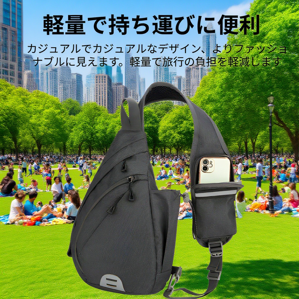 旅行に最適なメンズバッグデザイン