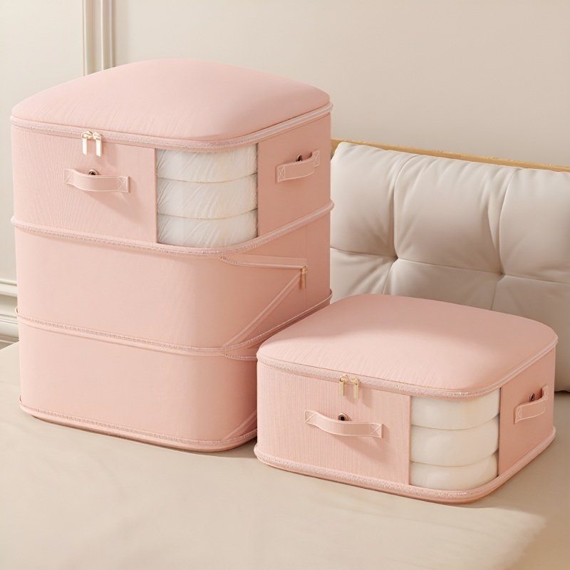 Bolsa de compresión para guardarropas con ventana, almacenaje de ropa y mantas de gran tamaño